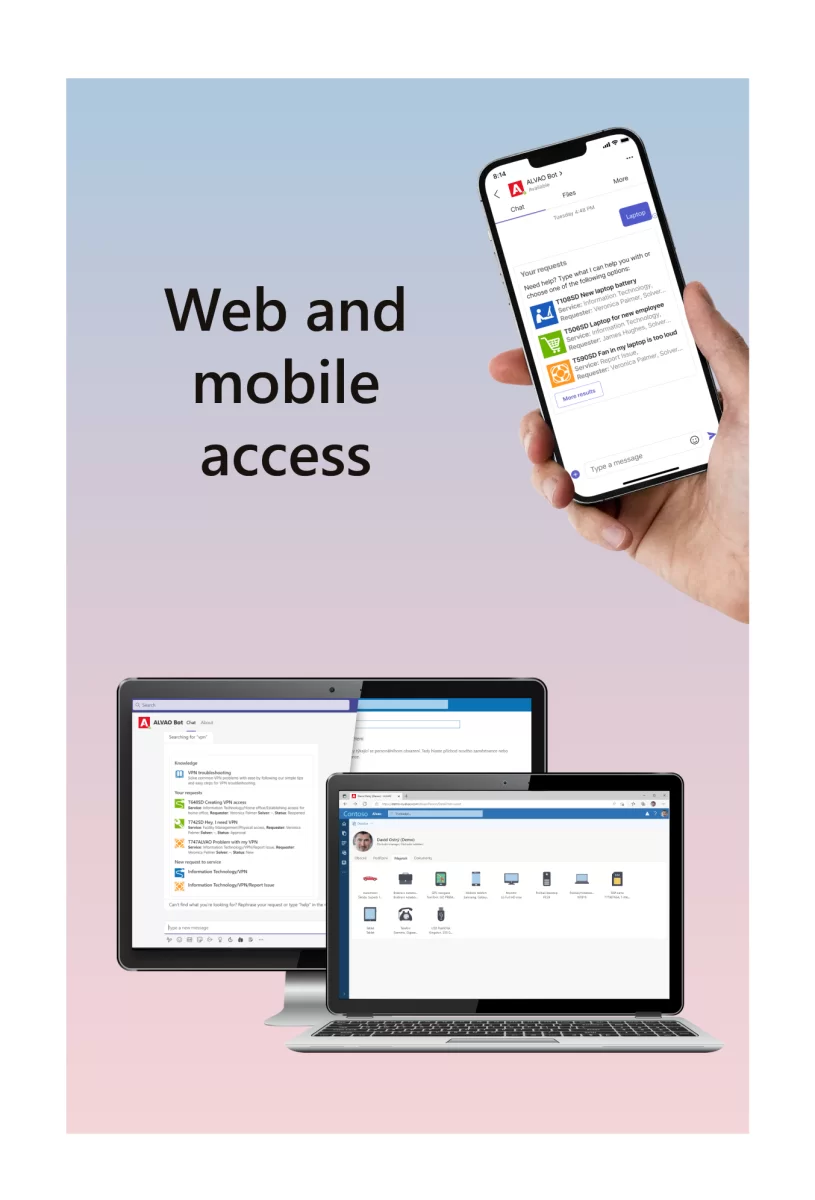 Web and mobile access